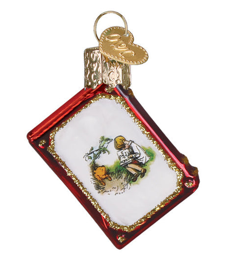 Mini Winnie-The-Pooh Book Ornament
