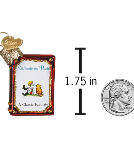 Mini Winnie-The-Pooh Book Ornament