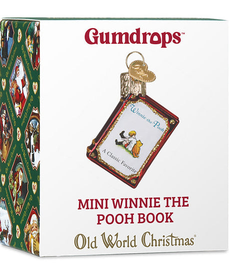 Mini Winnie-The-Pooh Book Ornament