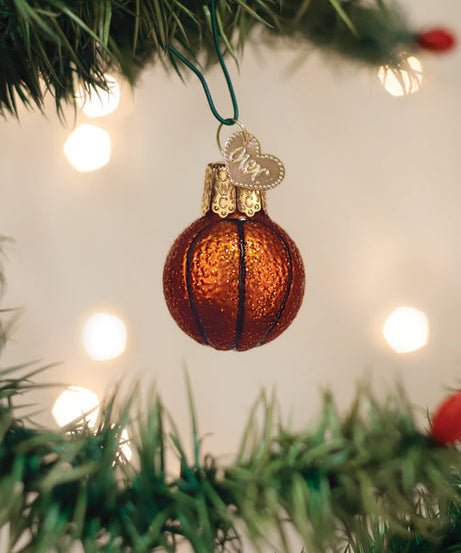 Mini Basketball Ornament