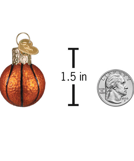 Mini Basketball Ornament
