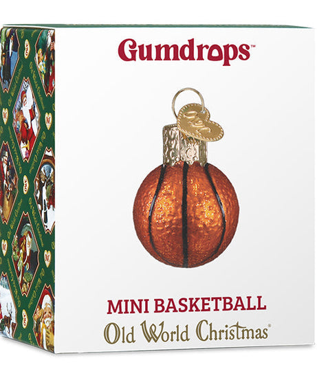 Mini Basketball Ornament