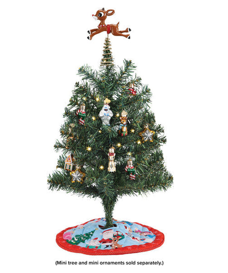Mini Rudolph Tree Topper & Skirt - Grazingbelles