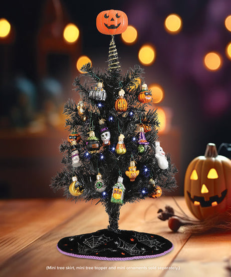 18" Mini Black Tree Pre-lit - Grazingbelles