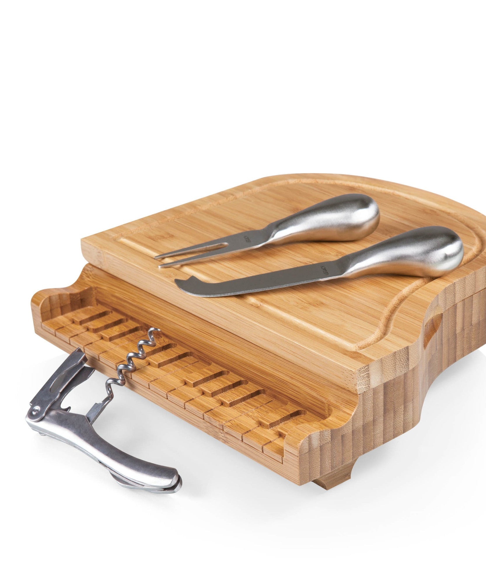 Piano Cheese Cutting Board & Tools Set
