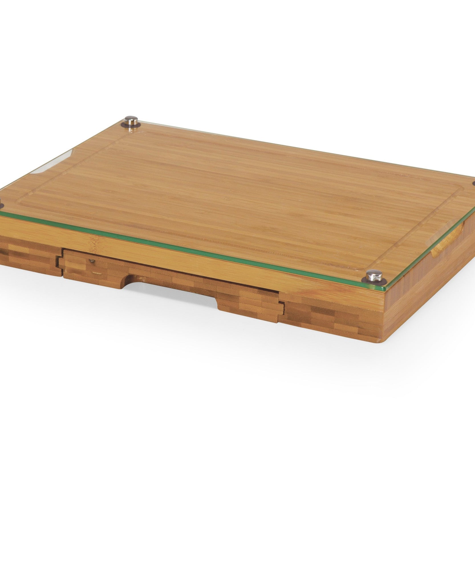 Concerto Glass Top Cheese Cutting Board & Tools Set