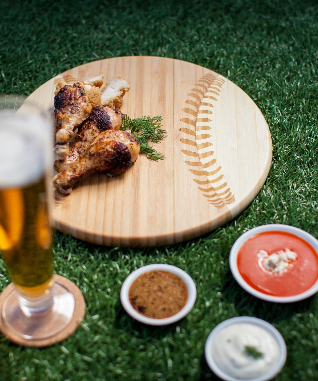 Home Run! Baseball Cutting Board & Serving Tray