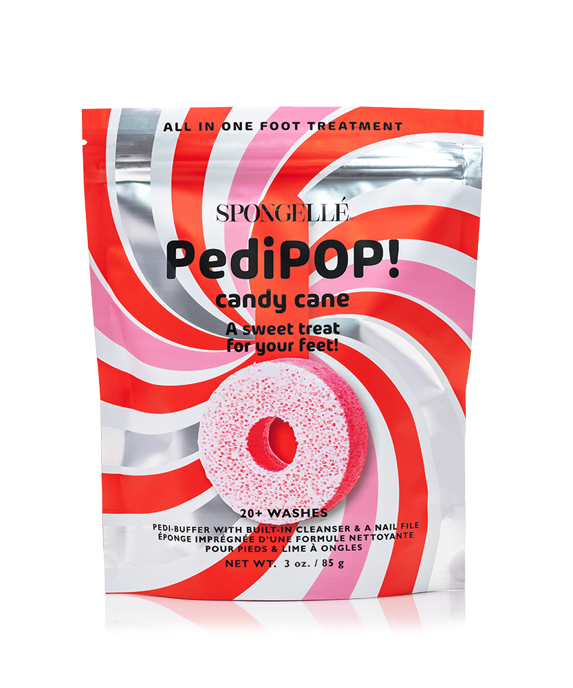 Candy Cane | Holiday PediPOP! Pedi Buffer & Nail File