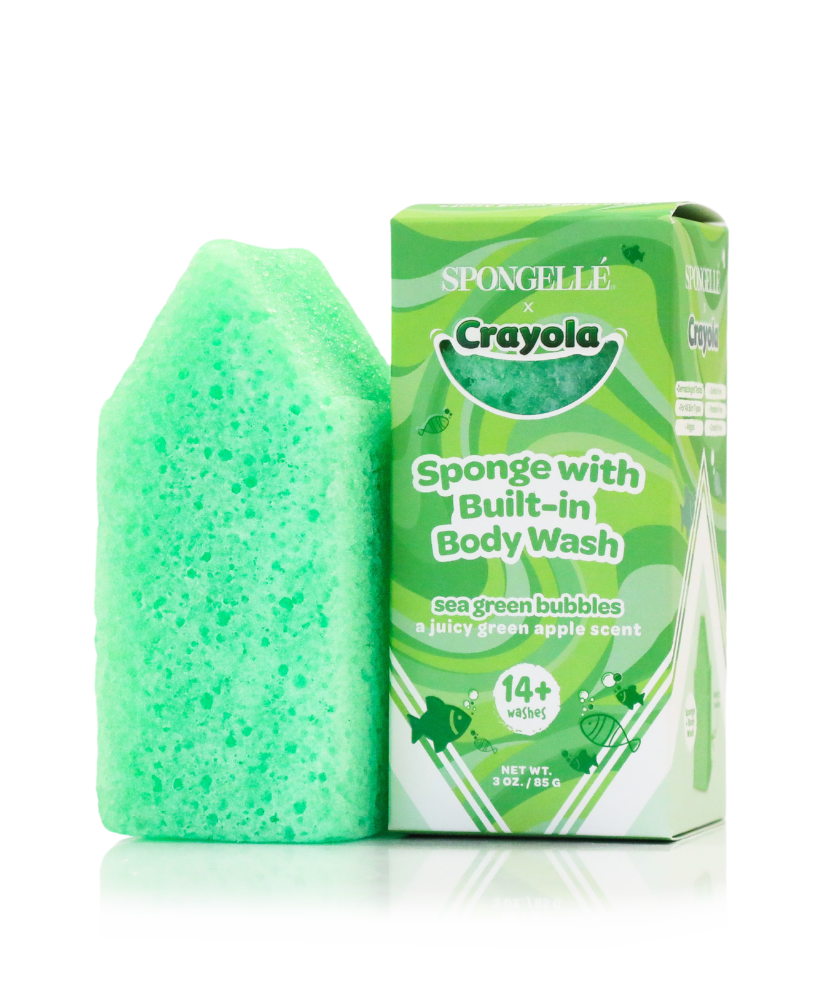 Sea Green Bubbles Body Buffer | Crayola