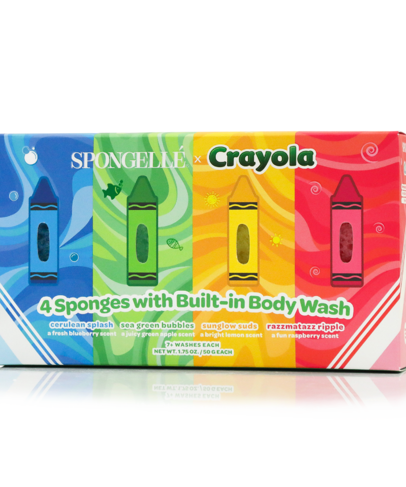 Crayola Body Wash Infused Buffer Gift Set