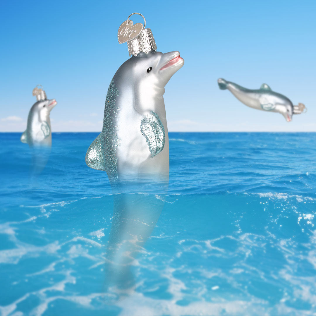 Playful Dolphin Ornament - Grazingbelles