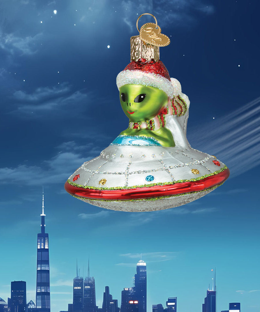 Christmas UFO Ornament
