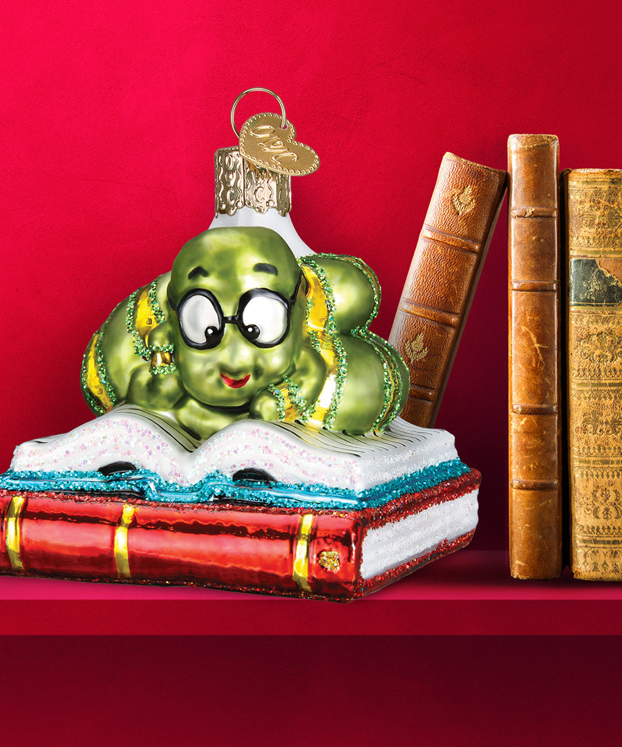 Bookworm Ornament