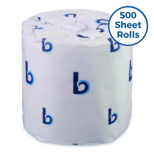 Boardwalk® Standard Toilet Paper, 2-Ply, 500 Sheets, 96 Rolls (BWK6145) - Grazingbelles