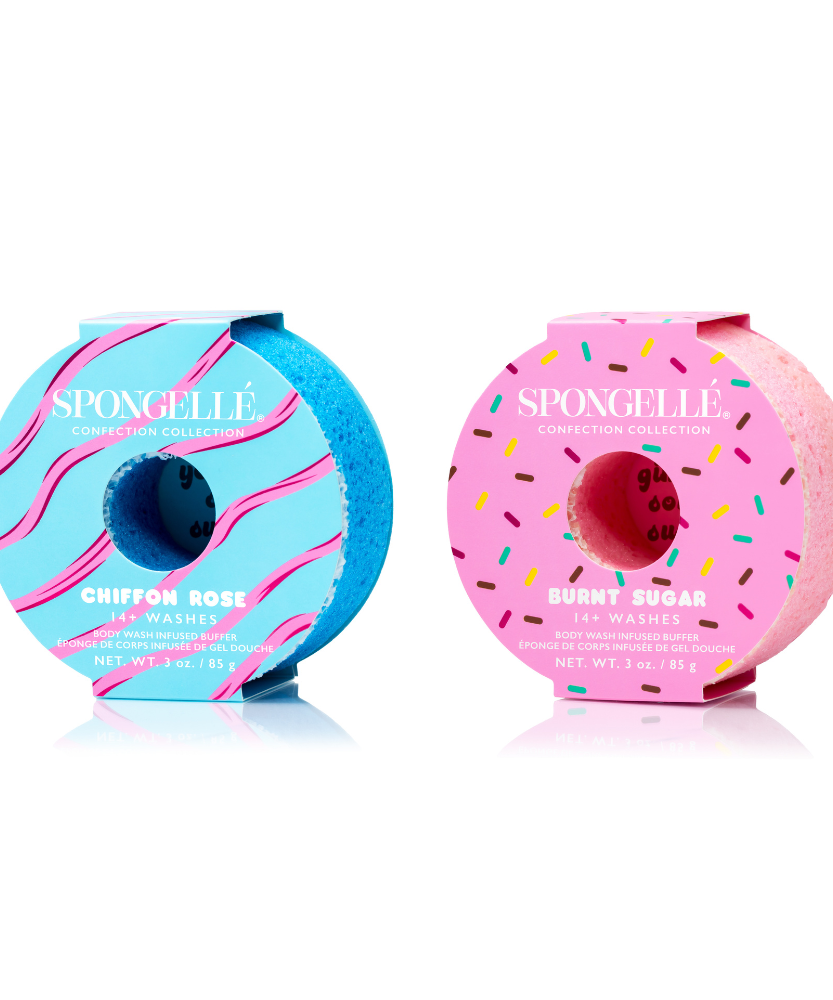 Burnt Sugar & Chiffon Rose Body Buffer Set
