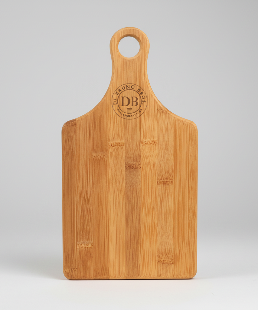 Cutting Board with Paddle Handle