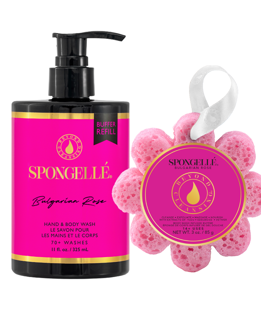 Bulgarian Rose Wild Flower & Body Wash Refill Set - Grazingbelles