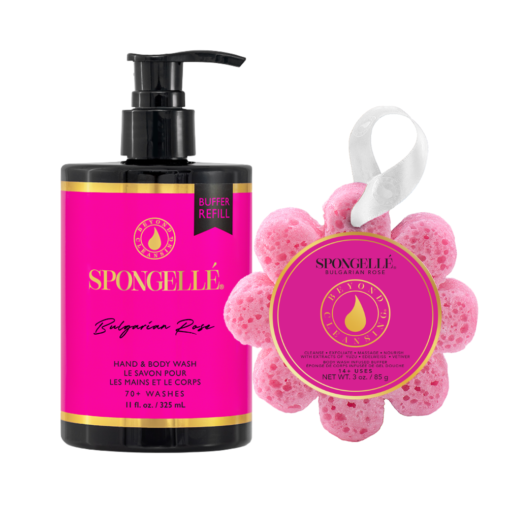 Bulgarian Rose Wild Flower & Body Wash Refill Set - Grazingbelles