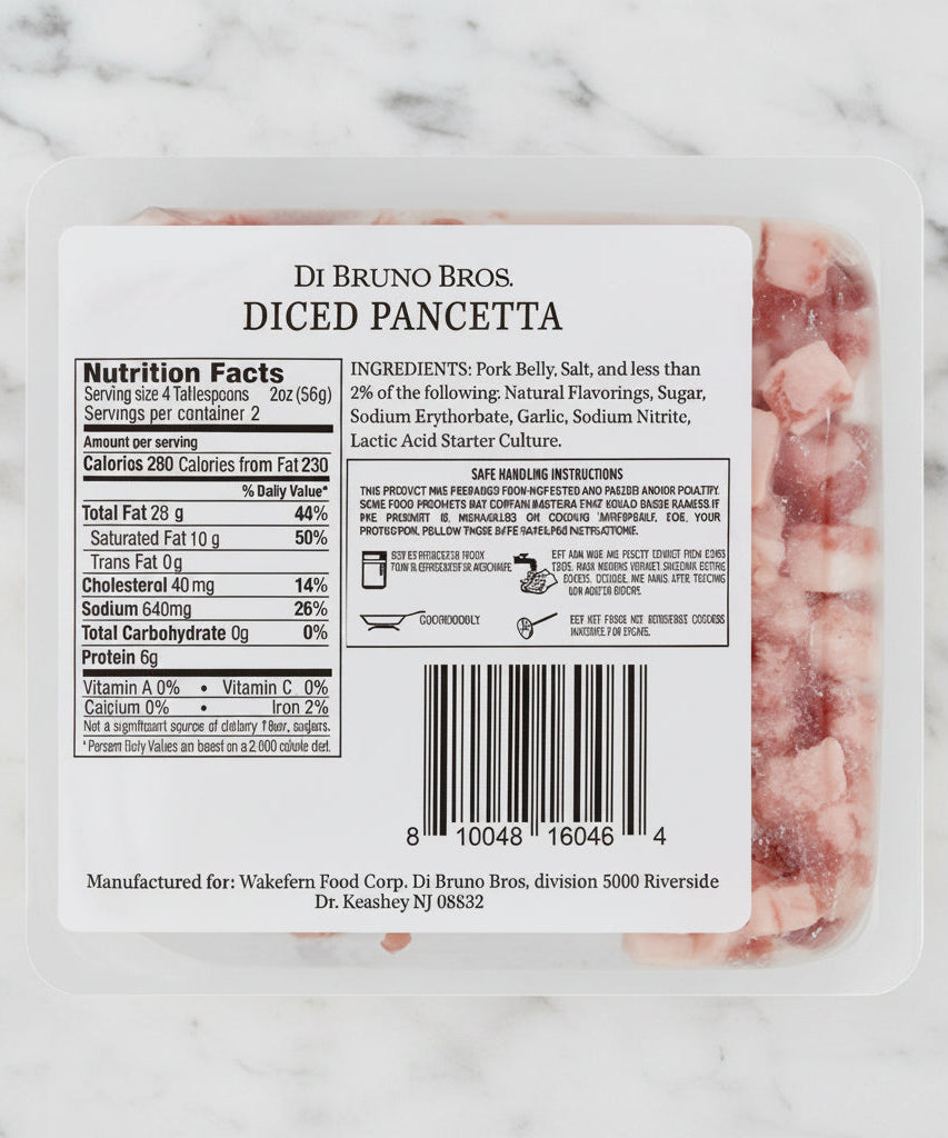 Diced Pancetta