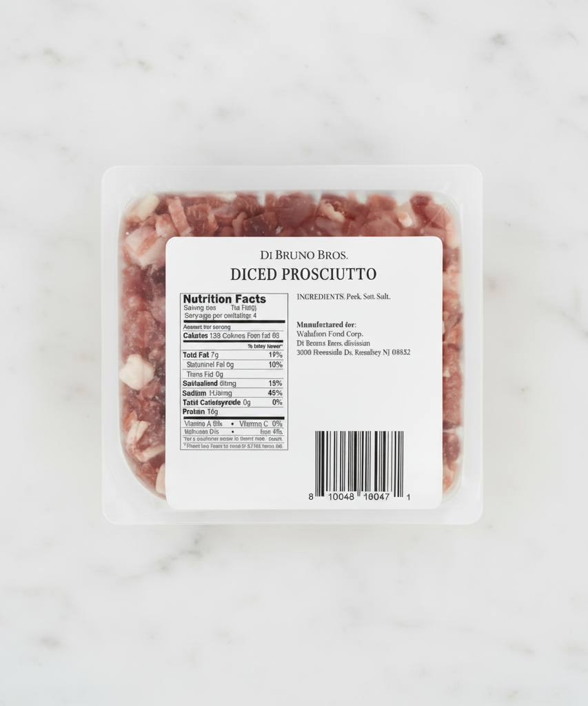 Diced Prosciutto