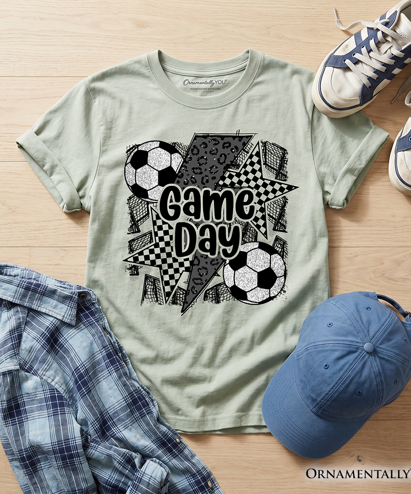 Kids Soccer Game Day T-Shirt, Coquette Sports Youth Tee