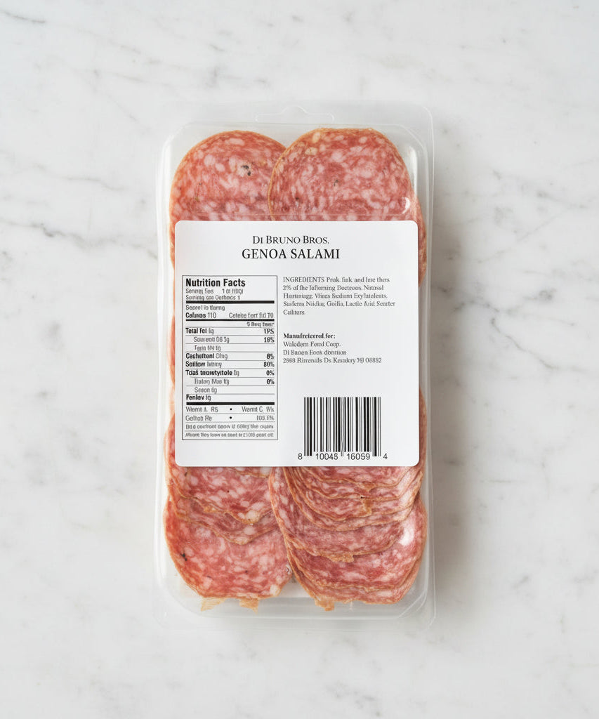 Sliced Genoa Salami