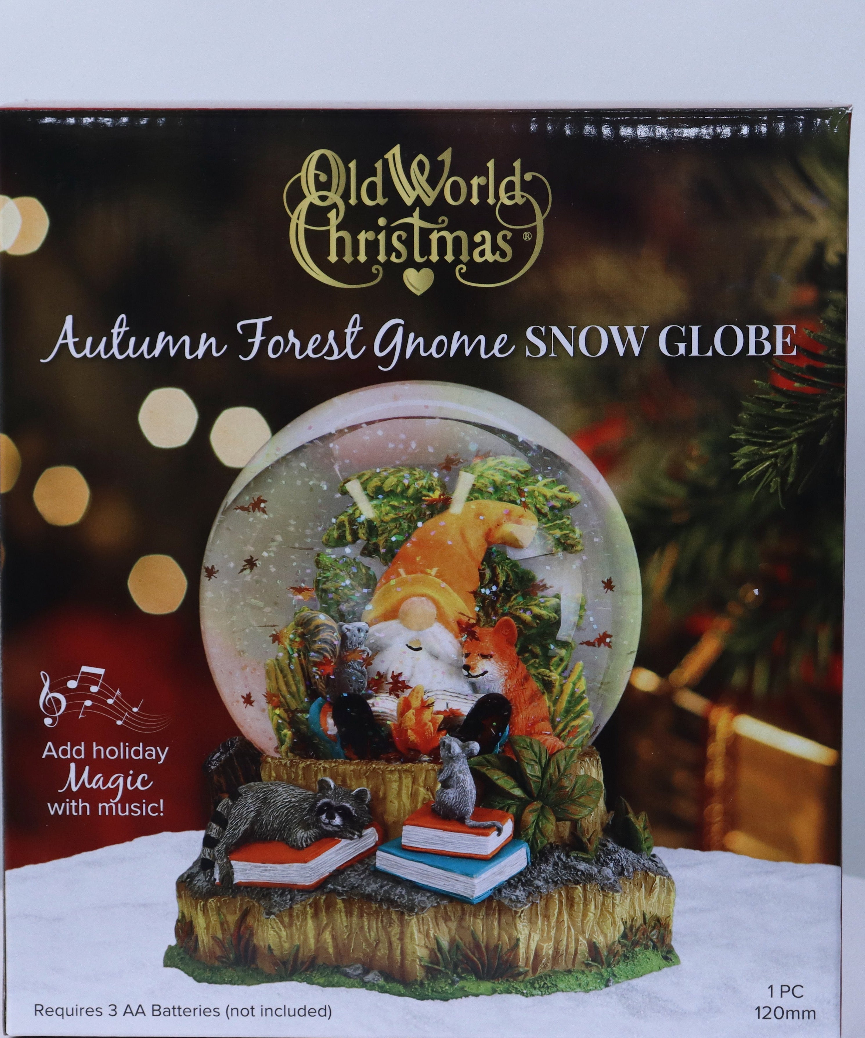 Autumn Forest Gnome Snow Globe - Grazingbelles