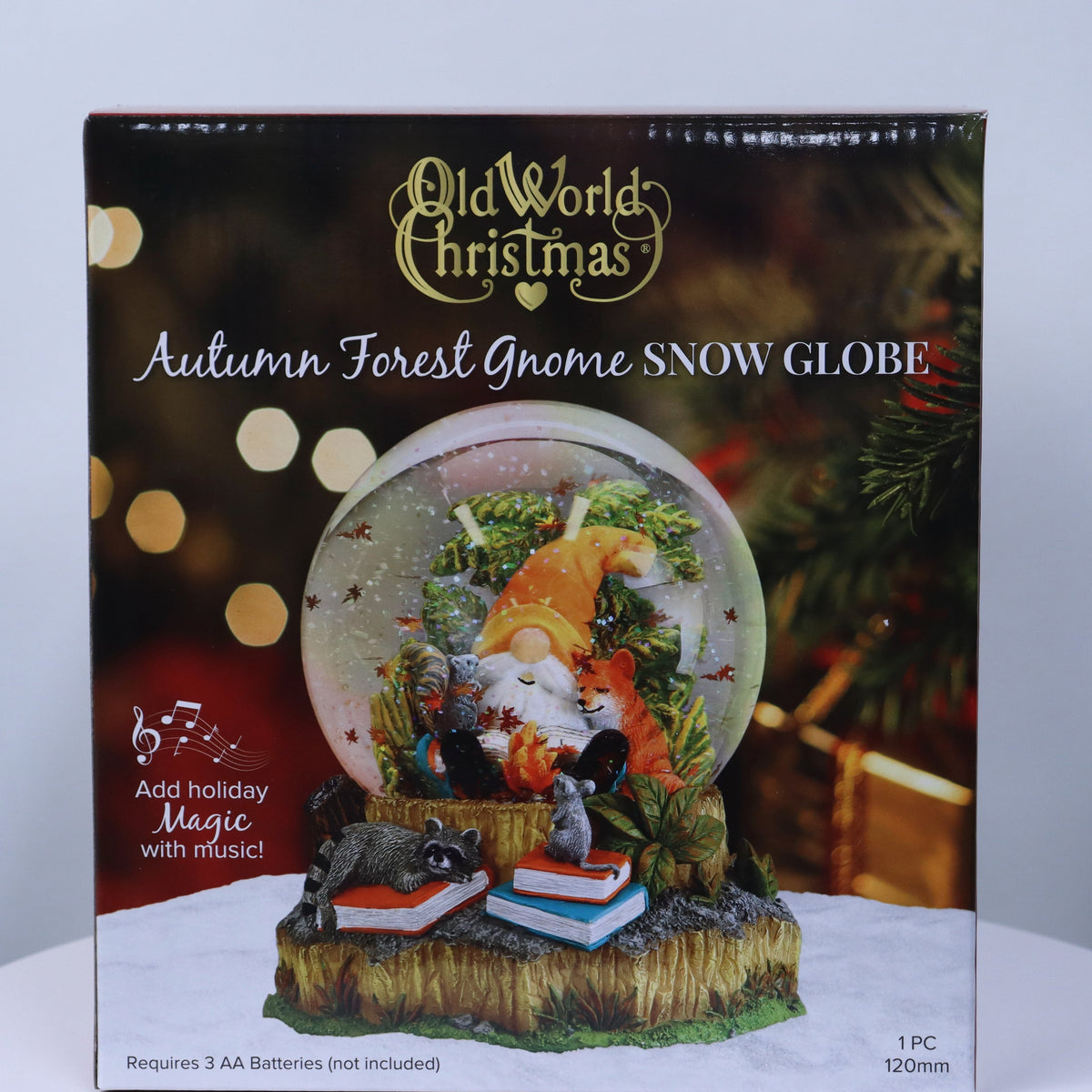 Autumn Forest Gnome Snow Globe - Grazingbelles