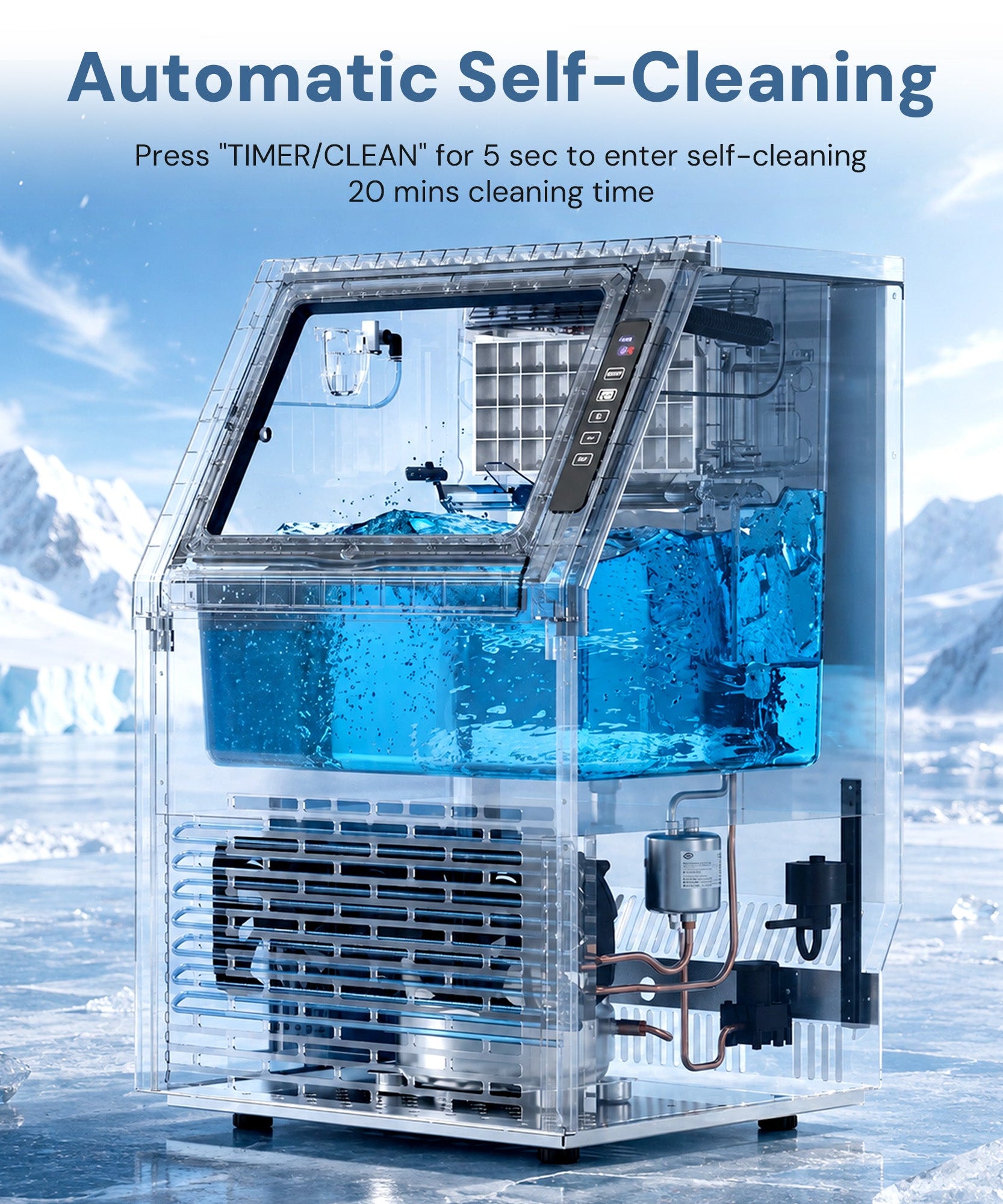 Commercial Ice Maker 80 lbs\66 lbs