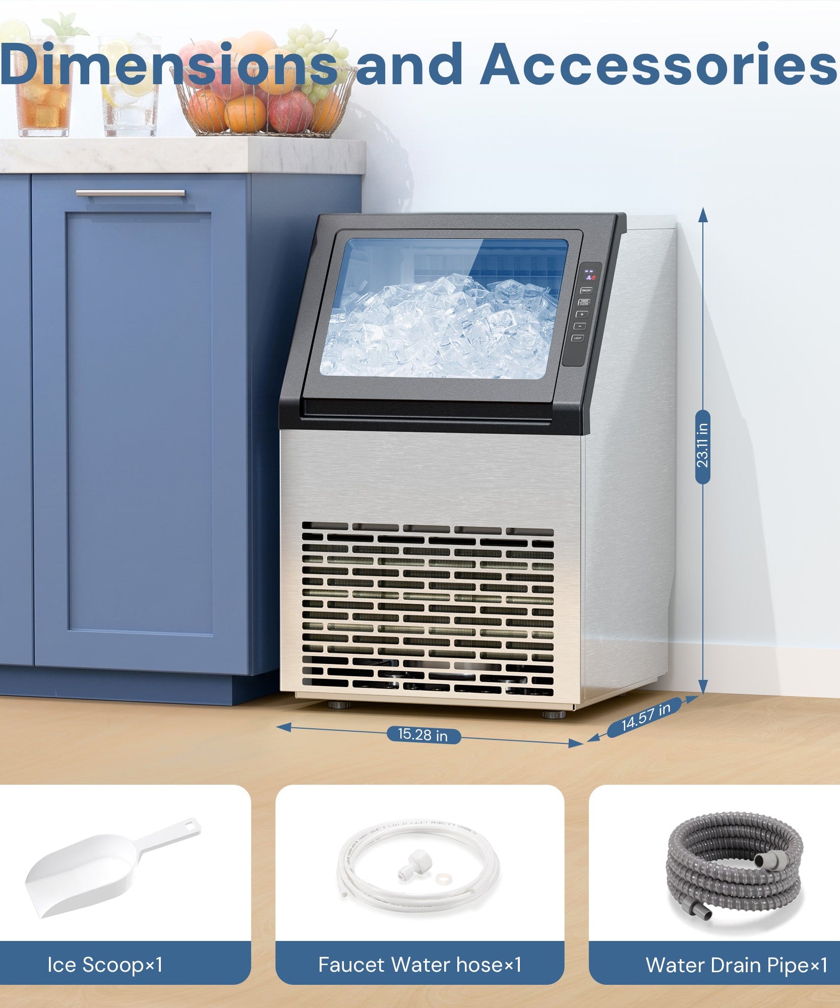 Commercial Ice Maker 80 lbs\66 lbs