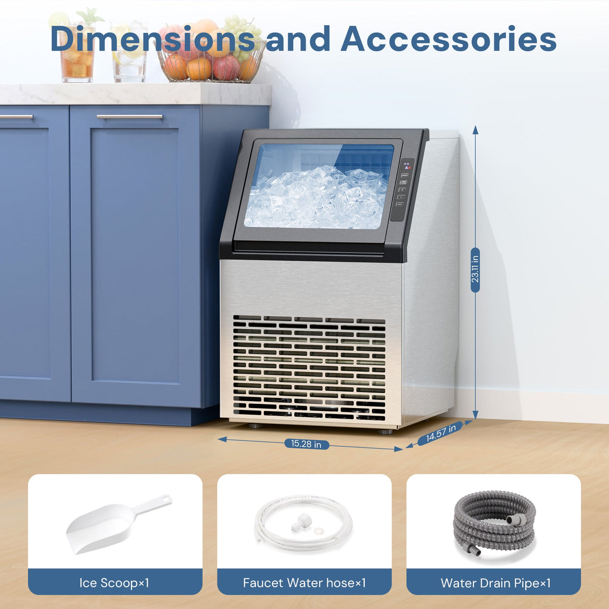 Commercial Ice Maker 80 lbs\66 lbs