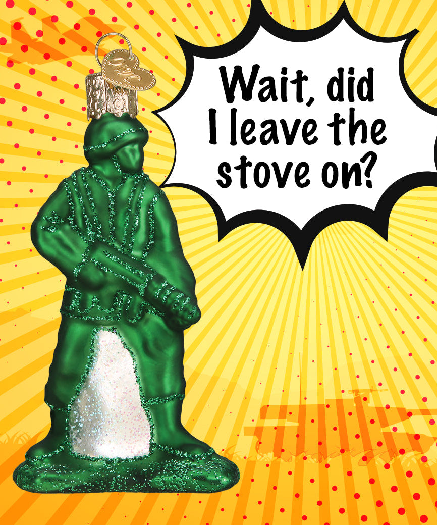 Army Man Toy Ornament