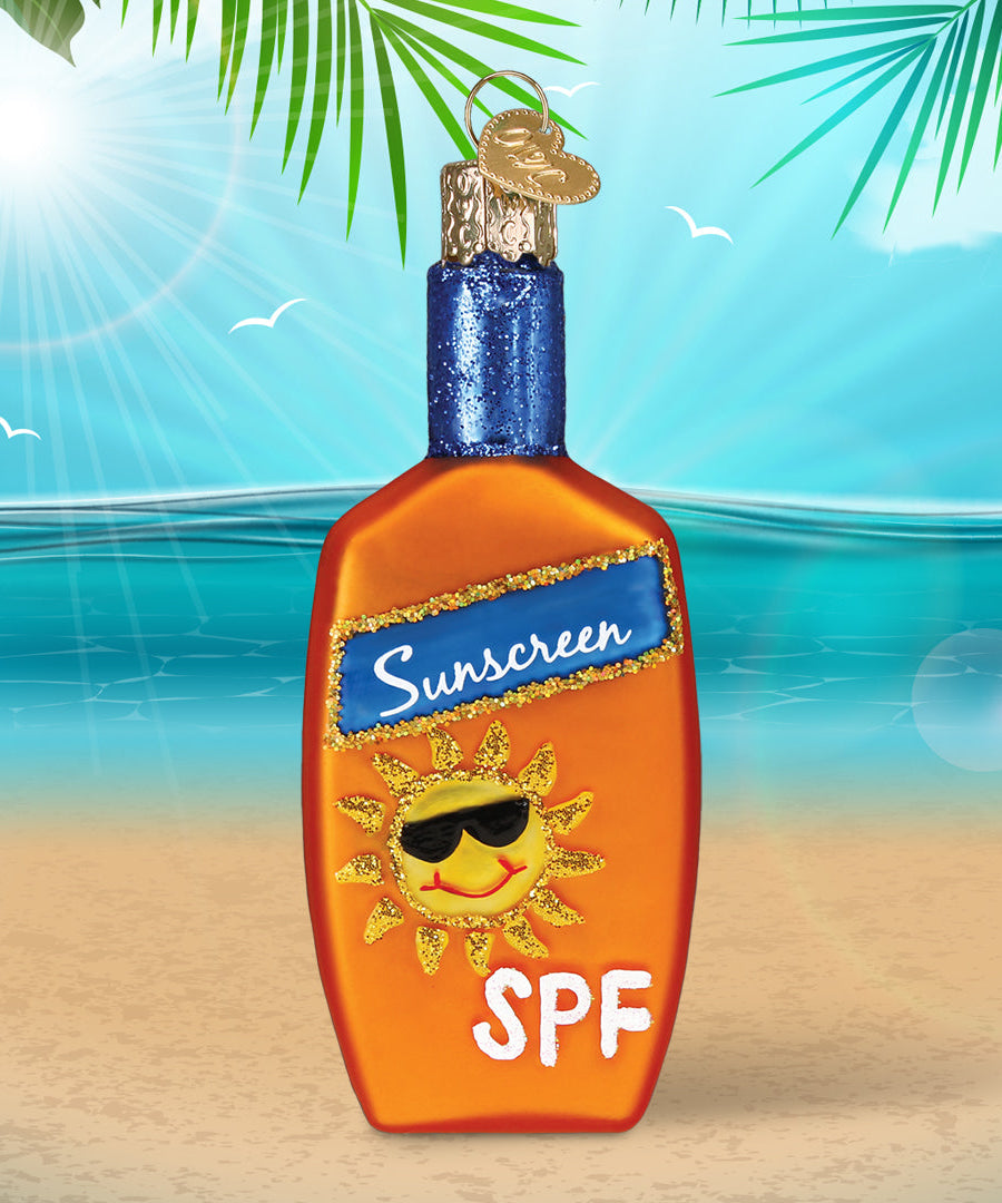 Sunscreen Ornament