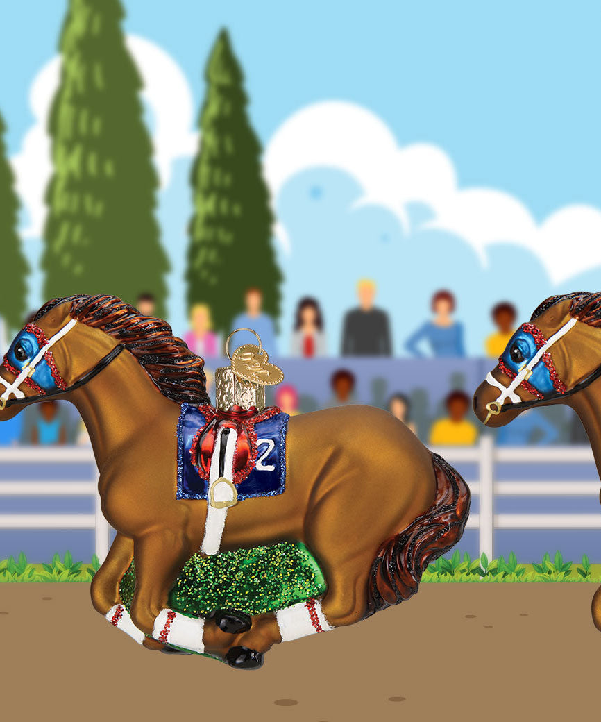 Racehorse Ornament