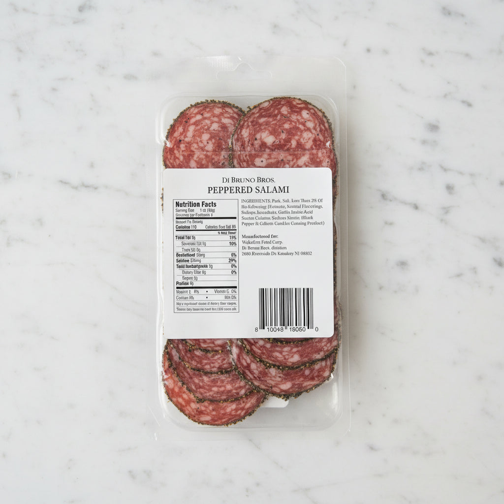 Sliced Peppered Salami
