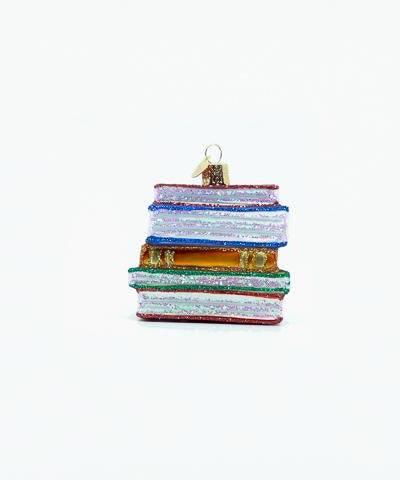 Stack Of Books Ornament