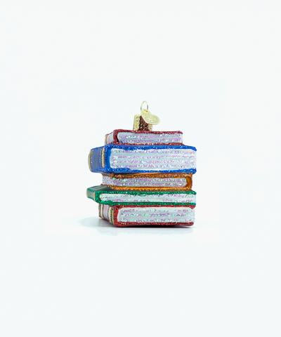 Stack Of Books Ornament