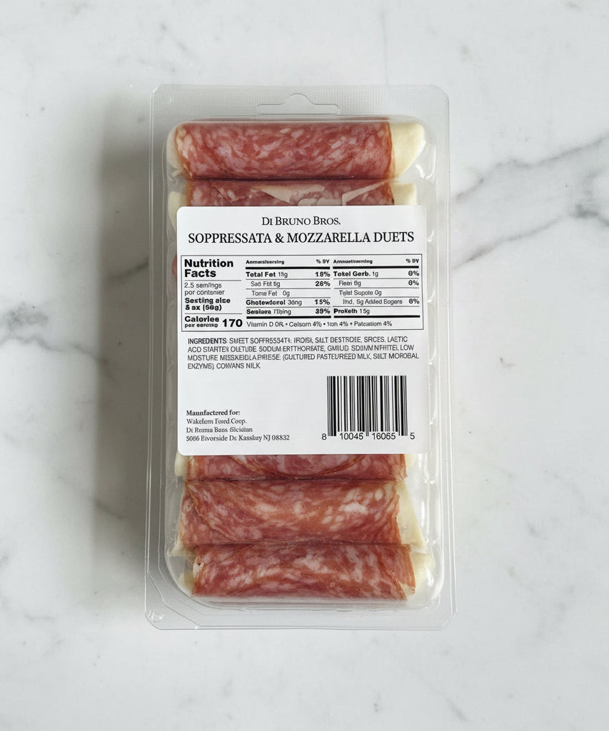 Soppressata & Mozzarella Roll Duets