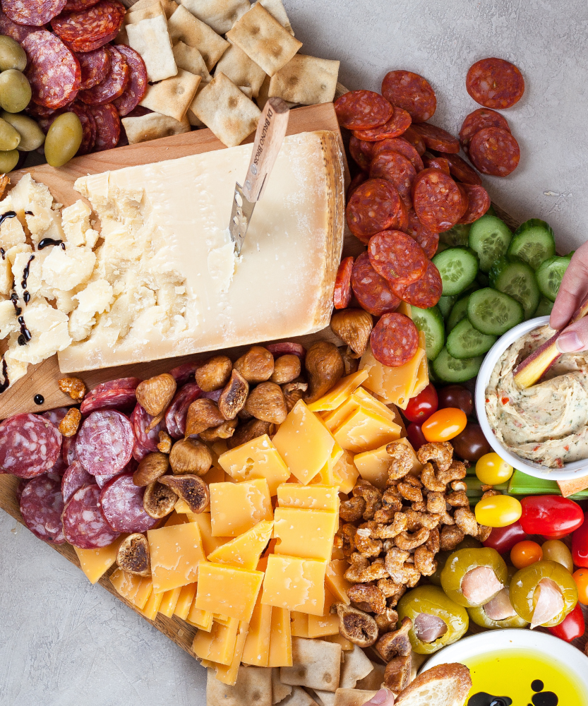 Fuhgettaboutit Cheese & Charcuterie Gourmet Gift Crate