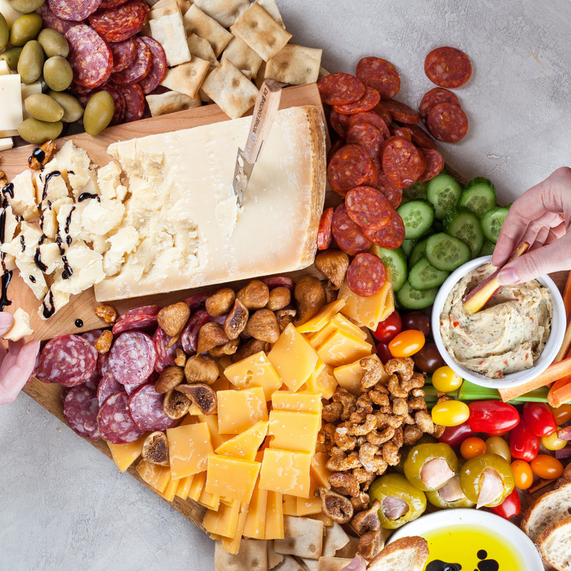 Fuhgettaboutit Cheese & Charcuterie Gourmet Gift Crate