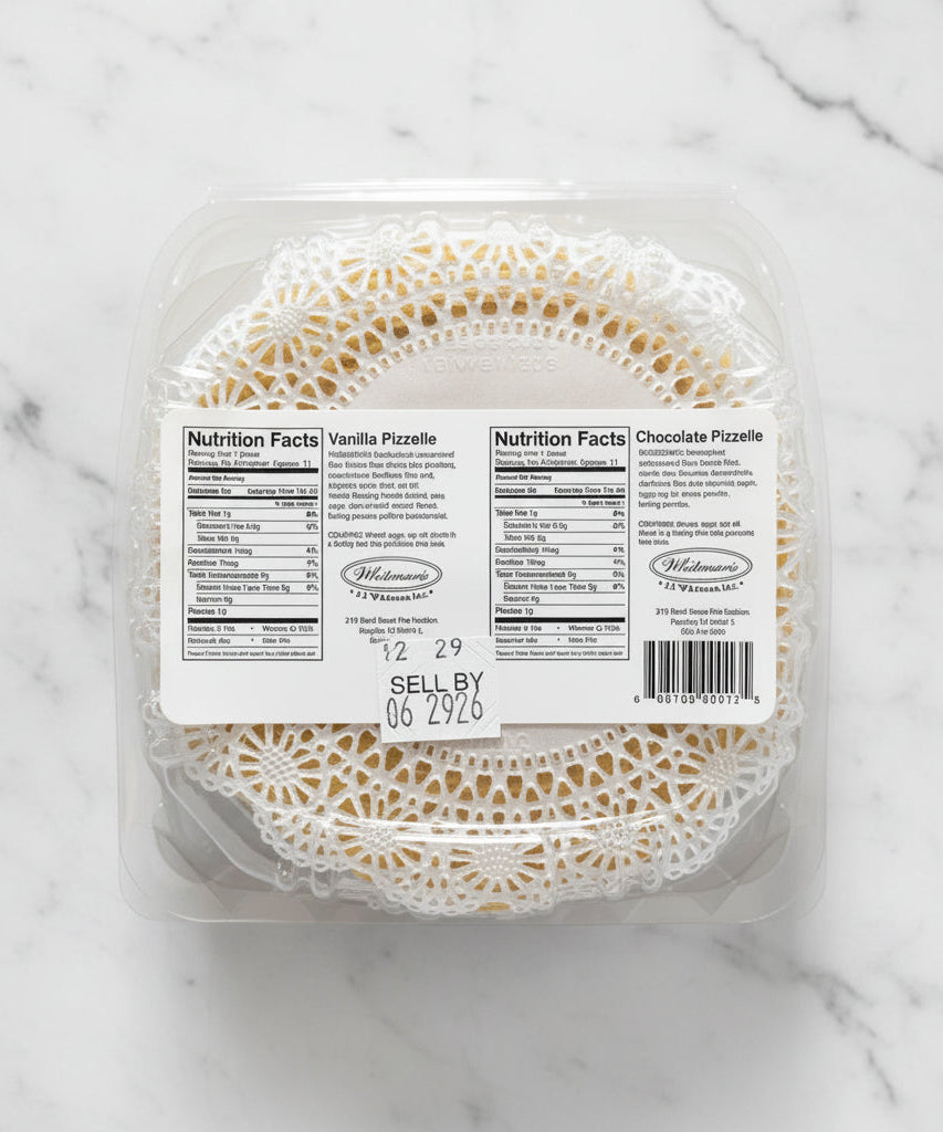 Vanilla & Chocolate Pizzelles