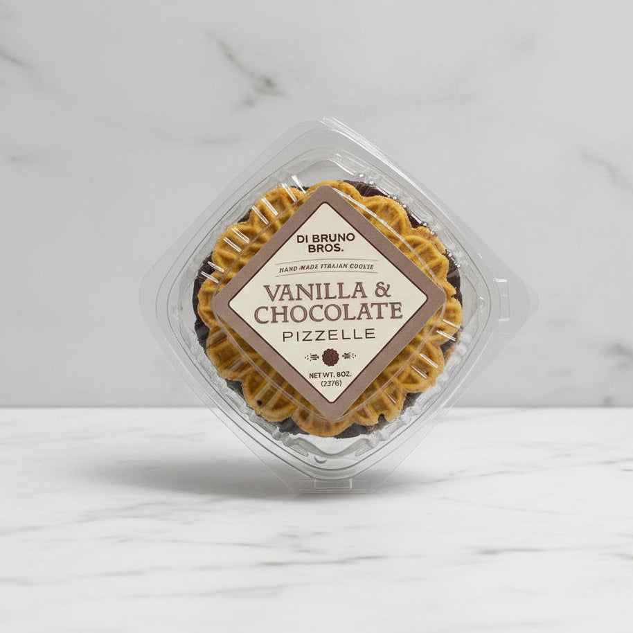 Vanilla & Chocolate Pizzelles
