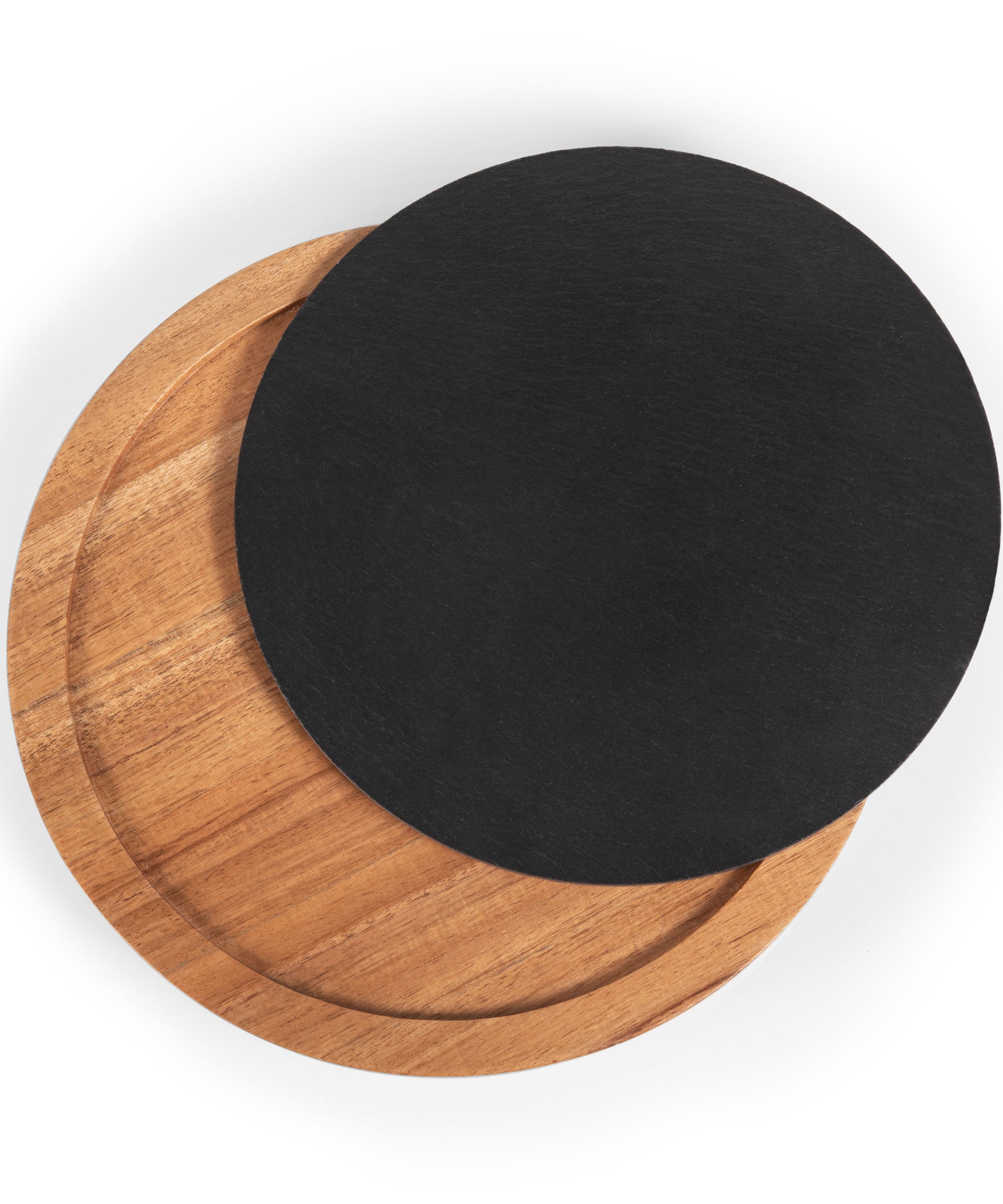 Insignia Acacia and Slate Serving Board with Cheese Tools