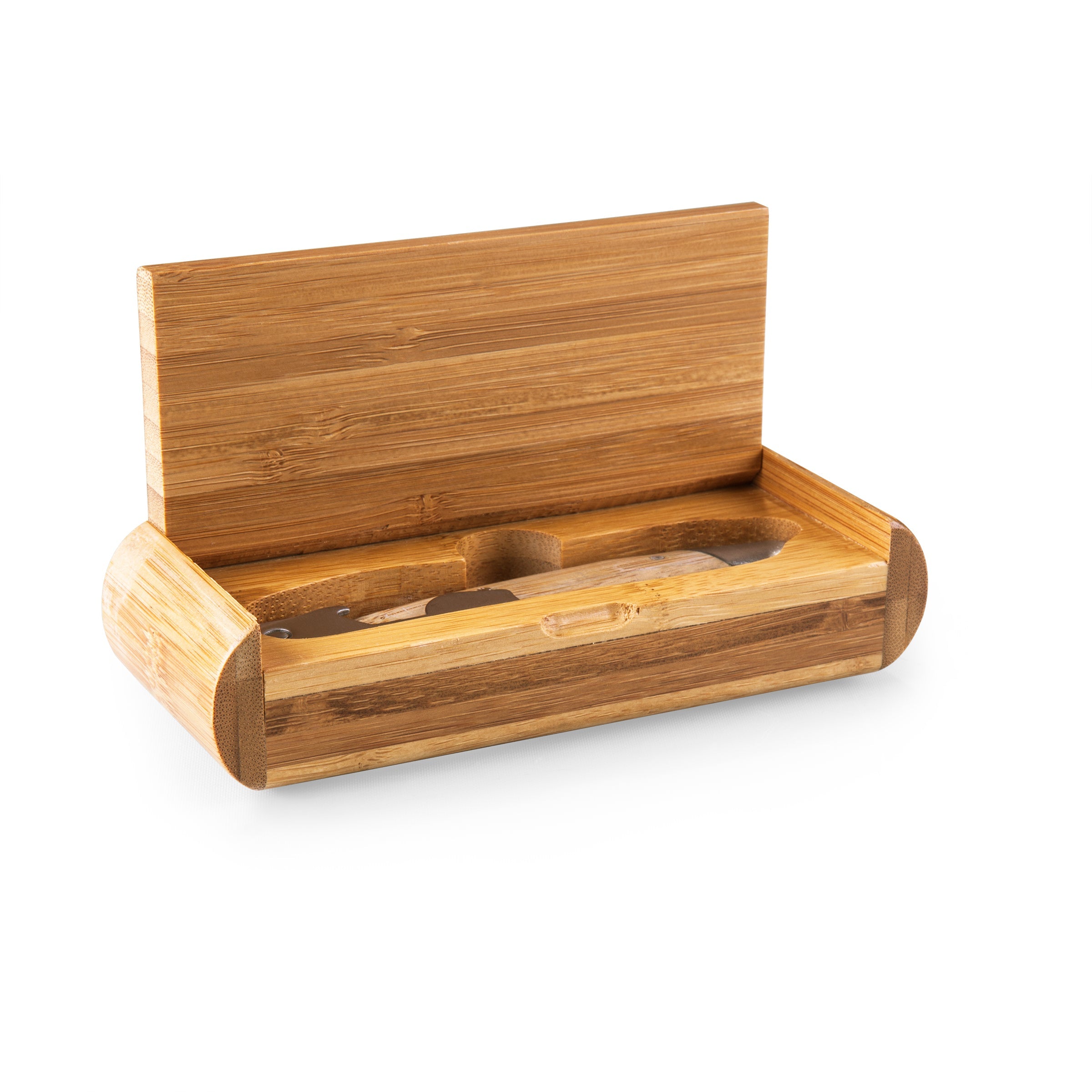 App State Mountaineers - Elan Deluxe Corkscrew In Bamboo Box