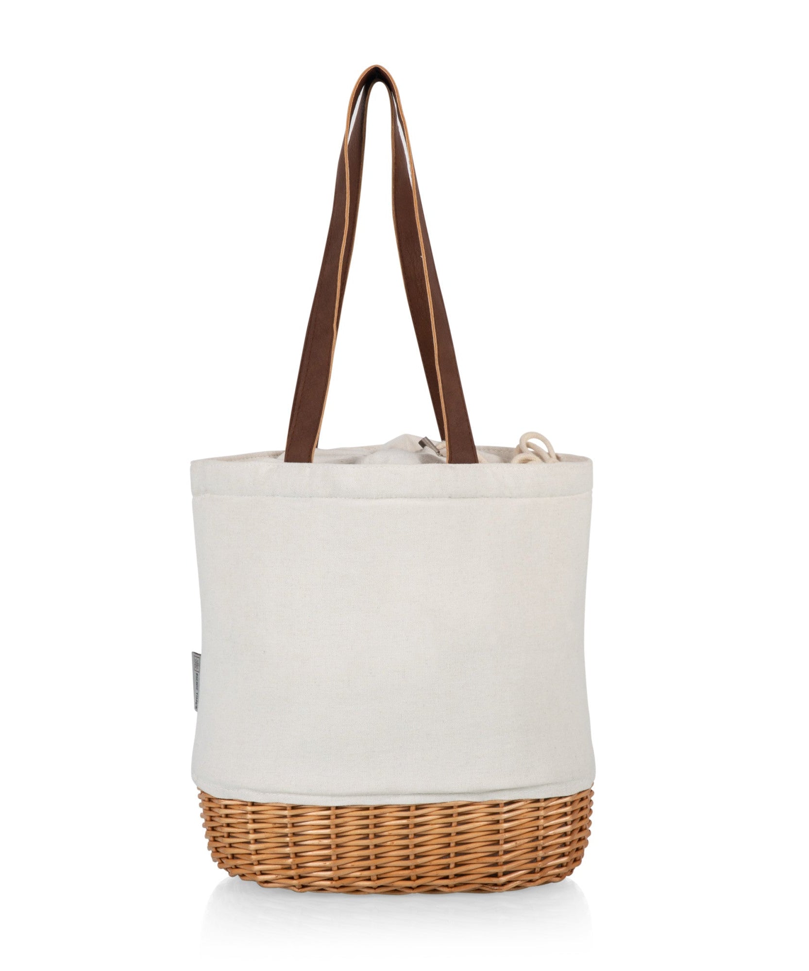 Pico Willow and Canvas Lunch Basket