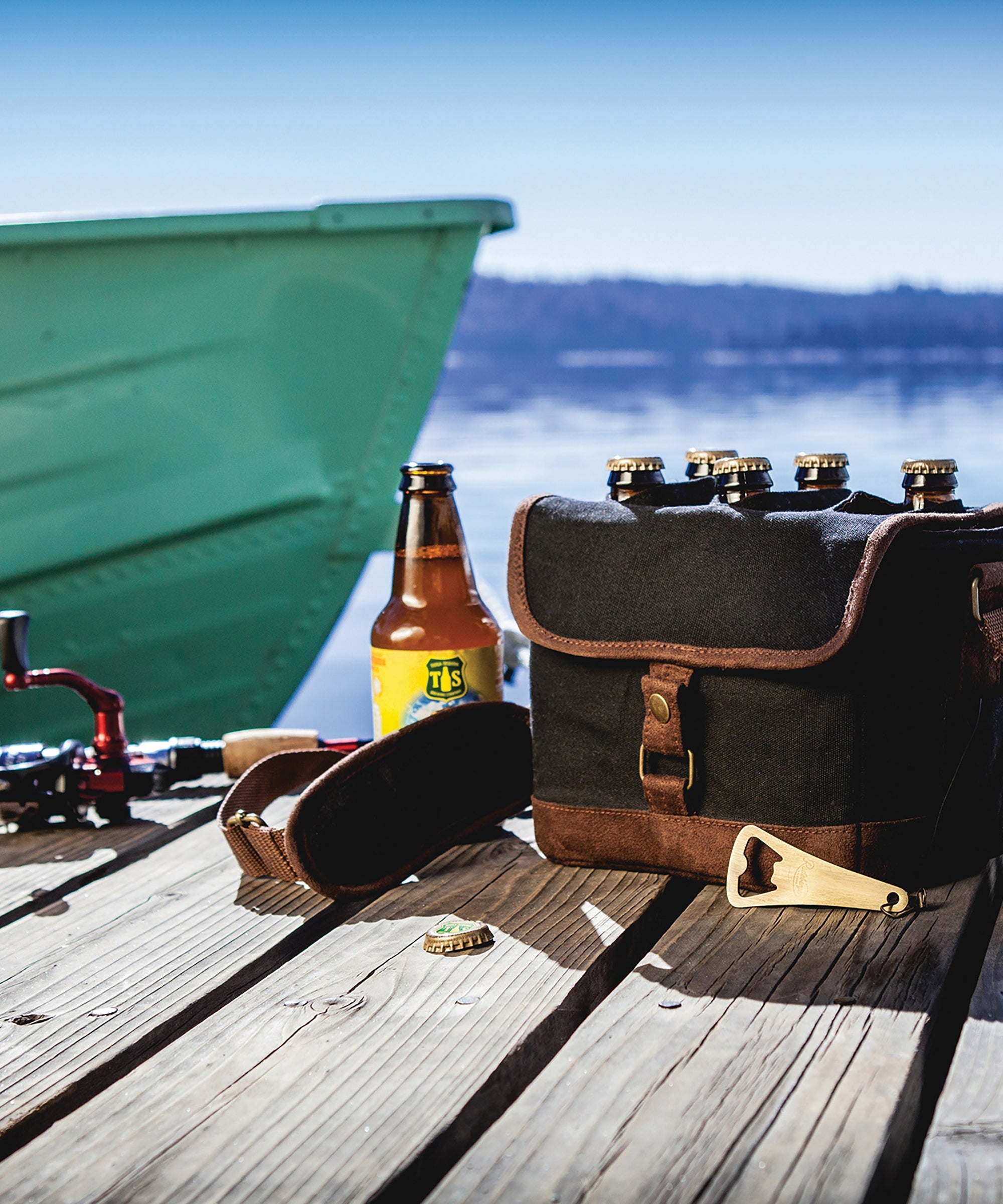 Beer Caddy Cooler Tote with Opener
