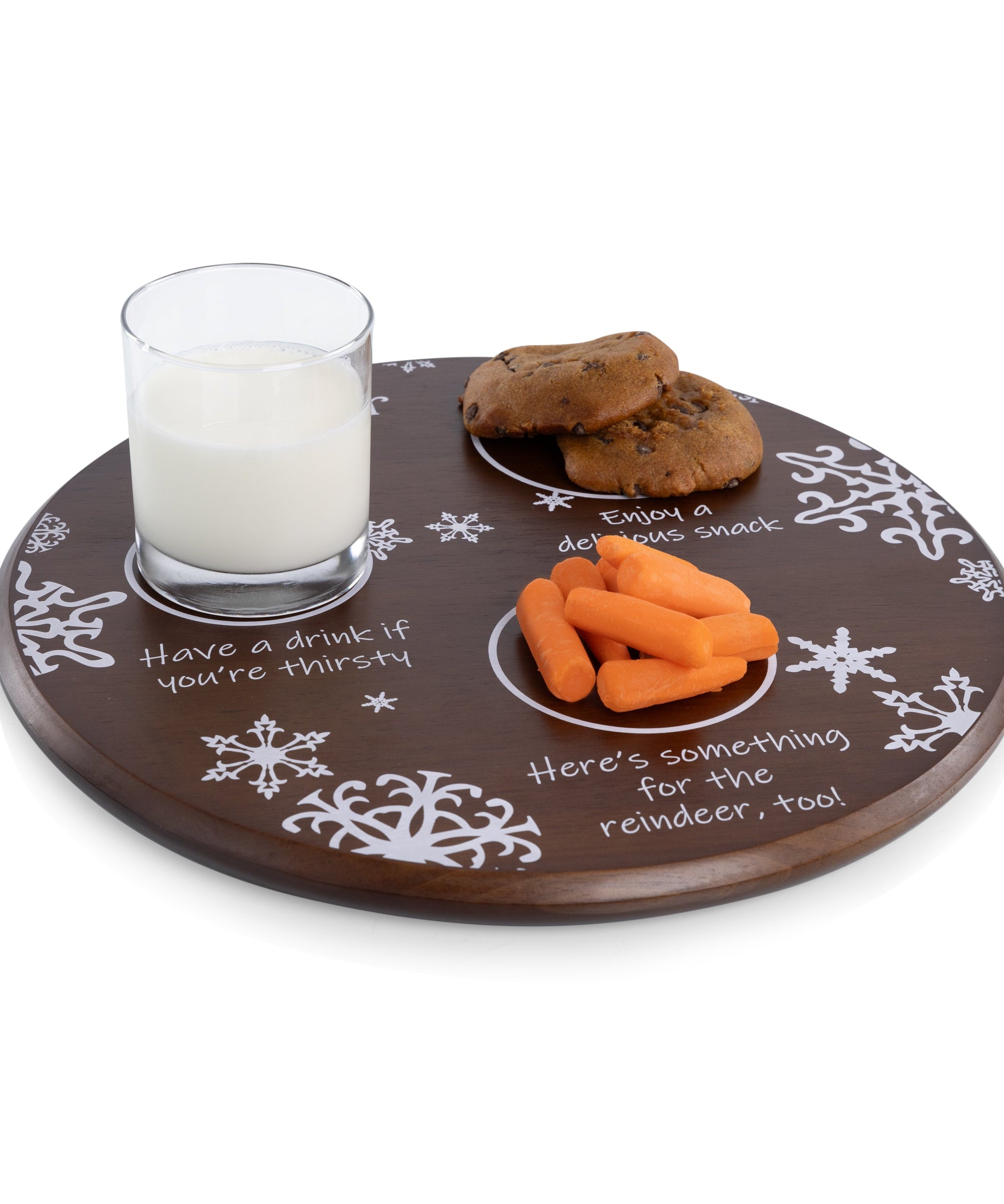 Dear Santa Milk & Cookies Serving Tray