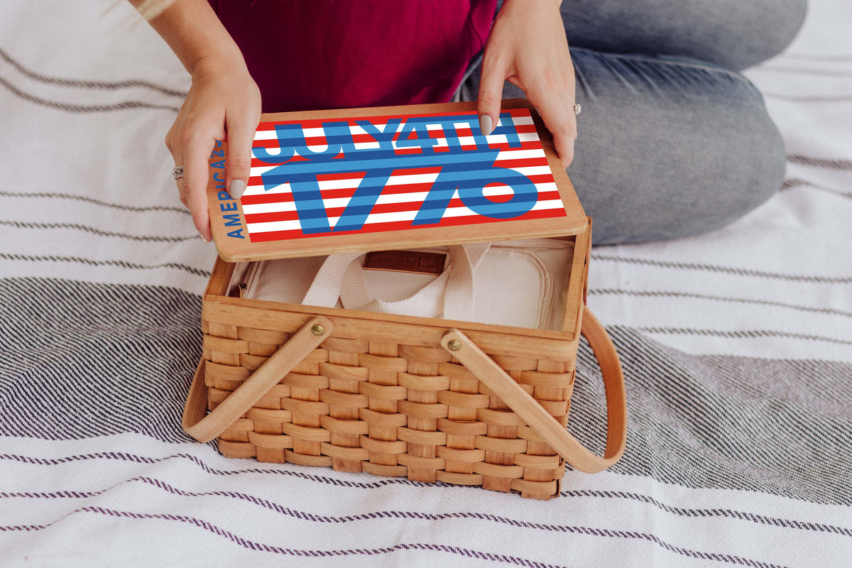 America250 - Poppy Personal Picnic Basket
