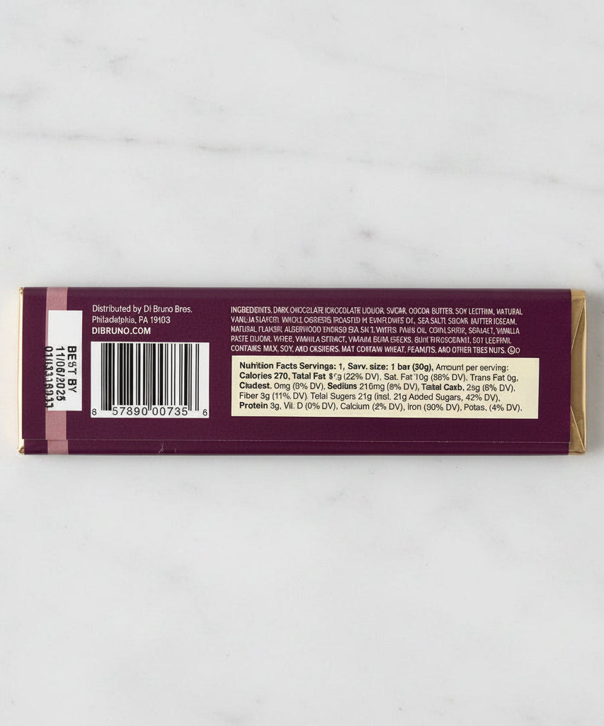 Dark Chocolate Toffee & Cashew Bar
