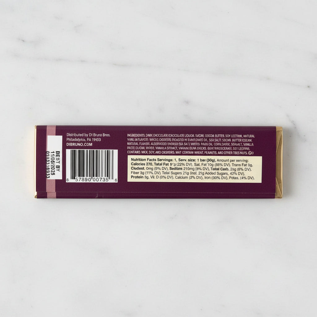 Dark Chocolate Toffee & Cashew Bar